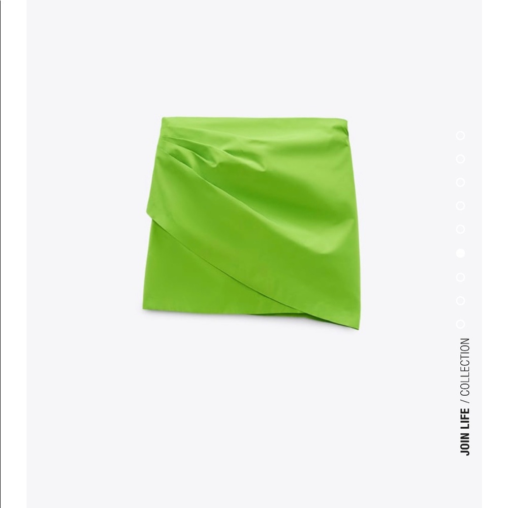 Brand new green zara skirt